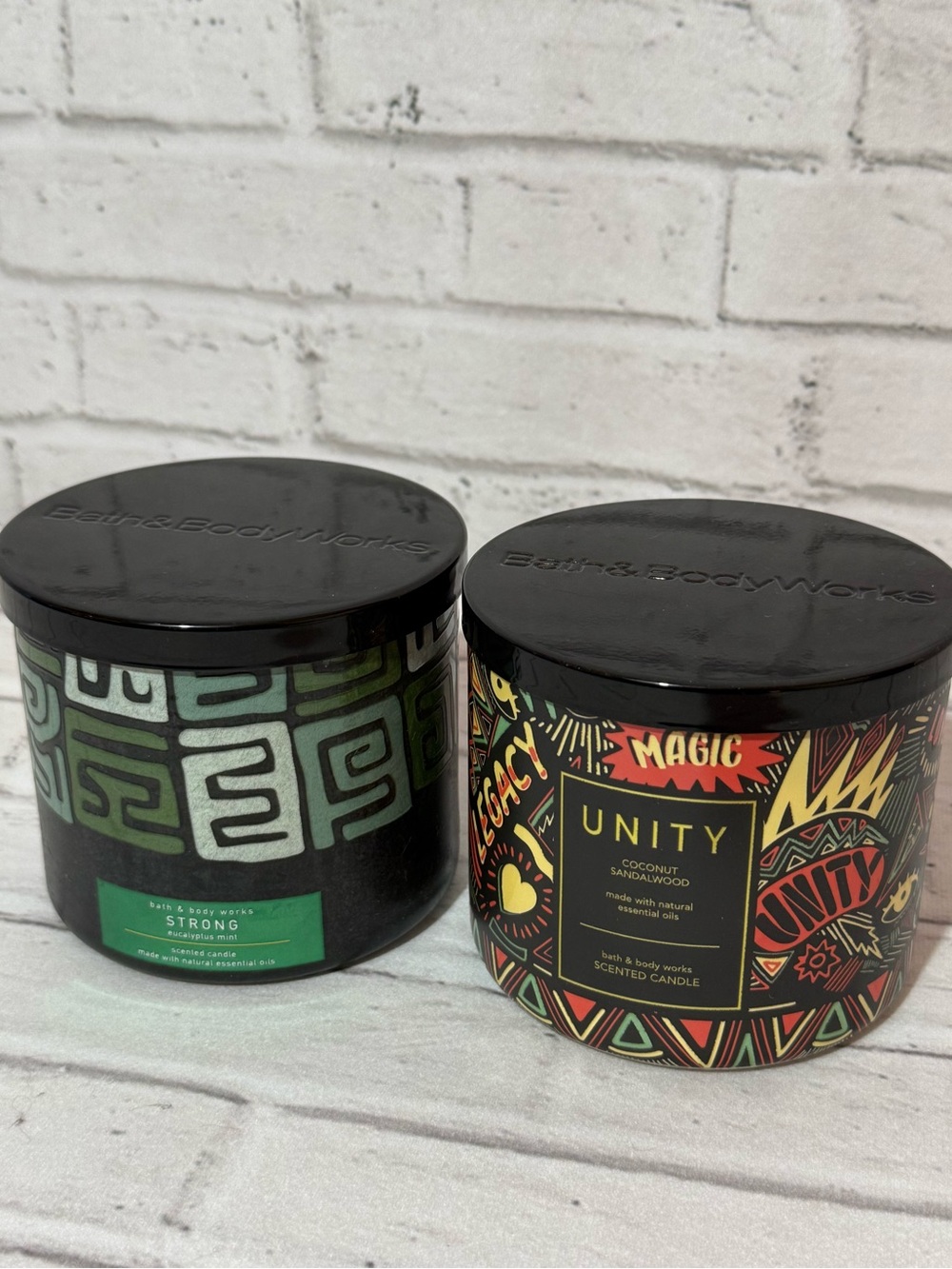 NEW Bundle of 2 Bath & Body Works 3 Wick Candles, Black History Month 2022 RARE